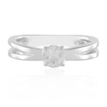 Zilveren ring met een zirkoon