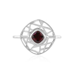 Gouden ring met een framboos rhodoliet (Ornaments by de Melo)