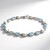 Bracciale in argento con Topazio Blu Cielo