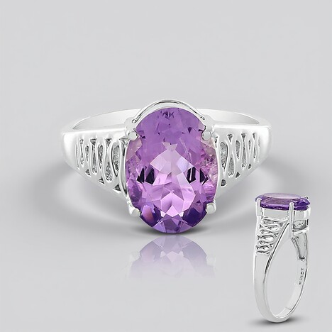Anello in argento con Quarzo Azur