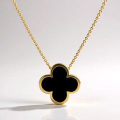 Collana in argento con Onice Nero