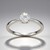 Anello in argento con Topazio Bianco