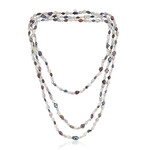 Collier en argent et Perle keshi blanche d’eau douce (TPC)