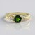 Anello in argento con Diopside Russo