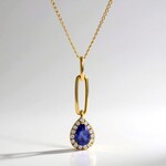Collana in oro con Tanzanite AAA (CIRARI)