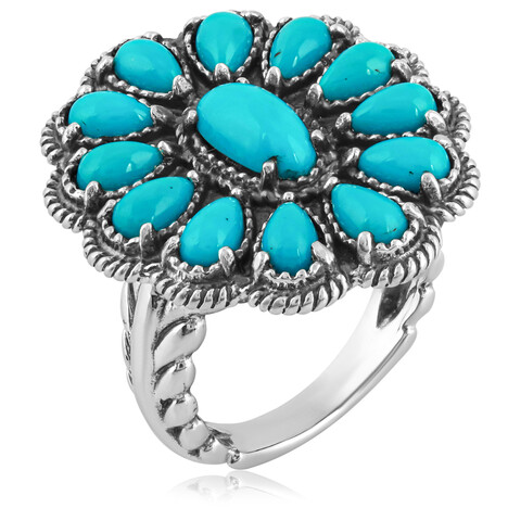 Sleeping Beauty Turquoise Silver Ring (Desert Chic)