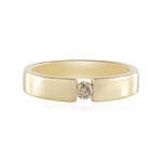 Anillo en oro con Diamante chocolate I2