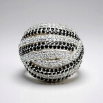 Anello in argento con Spinello Nero
