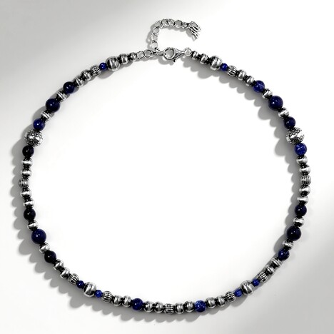 Collana in argento con Sodalite (Desert Chic)