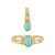 Anello in argento con Turchese Sleeping Beauty (Faszination Türkis)