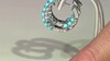 Zilveren oorbellen met Sleeping Beauty Turkooisen (Dallas Prince Designs)