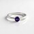 Anello in argento con Ametista