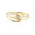 Anello in argento con Diamante Champagne I2 (de Melo Essence)