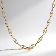 Collana in oro con Diamante SI1 (H) (CIRARI)
