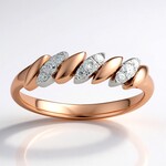 Anello in oro con Diamante SI1 (H) (CIRARI)