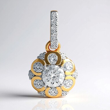 Ciondolo in oro con Diamante SI1 (G) (Annette)
