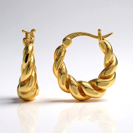 Orecchini in argento (M de Luca)