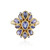 Anello in argento con Tanzanite