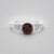 Anello in argento con Zircone Rosa