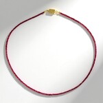 Collana in argento con Rubino (Adela Silber)