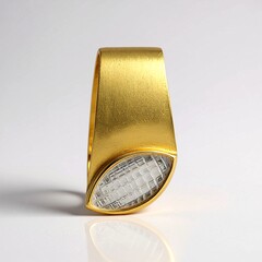 Ciondolo in argento con Quarzo Bianco (MONOSONO COLLECTION)