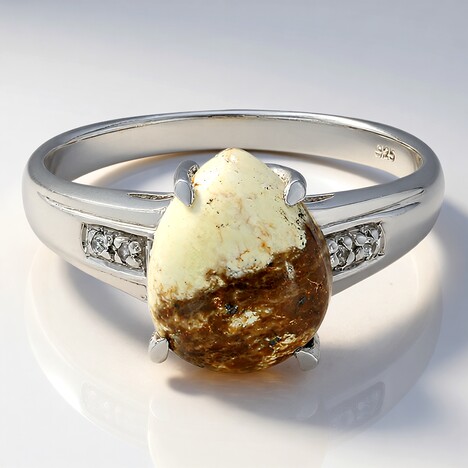 Bague en argent et Magnésite
