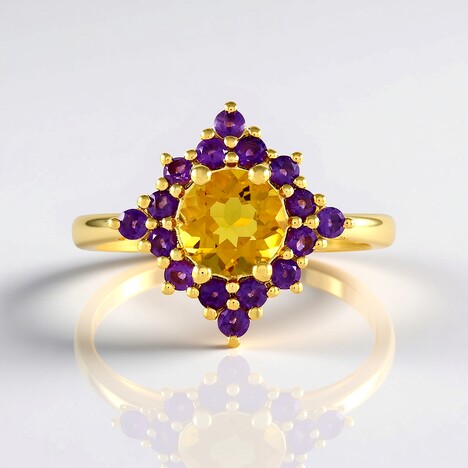 Bague en argent et Scapolite