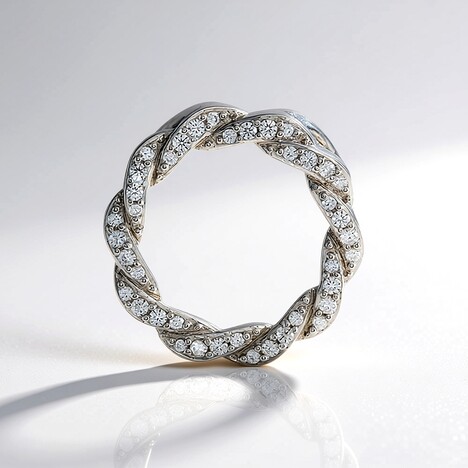 Ciondolo in argento con Zircone (MONOSONO COLLECTION)