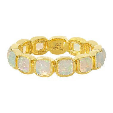Bague en argent et Opale Welo