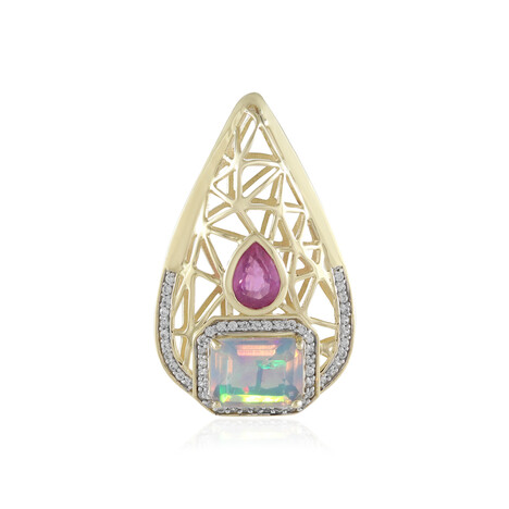 9K Welo Opal Gold Pendant (Ornaments by de Melo)