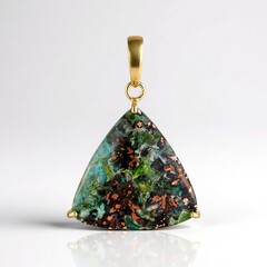 Ciondolo in argento con Calcedonio Venus (Bali Barong)