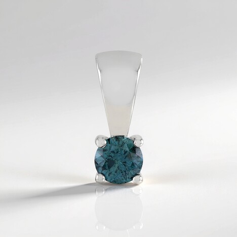 Ciondolo in oro con Diamante Blu I2 (SUHANA)
