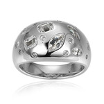 Weißer Topas-Silberring (Adela Silber)