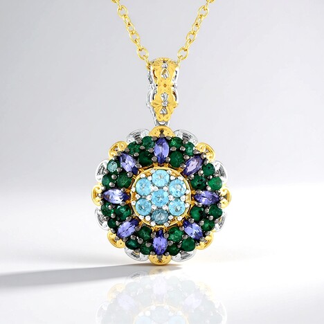 Collana in argento con Tanzanite (Gems en Vogue)