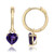Orecchini in oro con Ametista