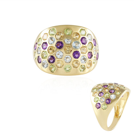 Bague en argent et Améthyste (de Melo Essence)