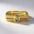 Anello in oro con Diamante Champagne I2 (Ornaments by de Melo)