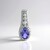 Ciondolo in argento con Tanzanite