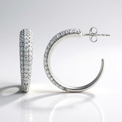 Orecchini in argento con Zircone