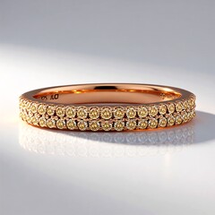 Anello in oro con Diamante Rose de France SI1 di Argyle