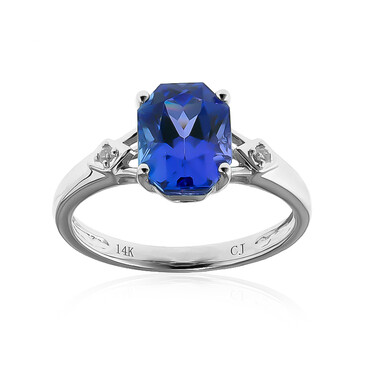 AAA-Tansanit-Goldring (CIRARI)