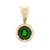 Ciondolo in oro con Diopside Russo (CUSTODANA)