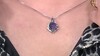 Pendentif en argent et Charoïte (de Melo)