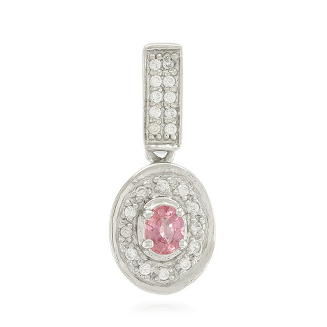 Colgante en plata con Zafiro Padparadscha