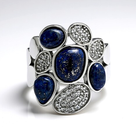 Anello in argento con Lapislazzuli