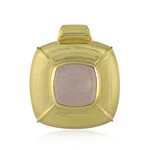 Rosenquarz-Silberanhänger (MONOSONO COLLECTION)