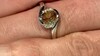 Bague en argent et Zircon mandarine
