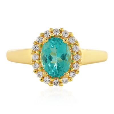 Anello in argento con Apatite Blu