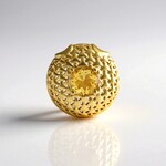 Ciondolo in argento con Citrino (MONOSONO COLLECTION)