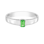 Anillo en plata con Tsavorita Lemshuku